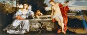 Titian Sacred and Profane Love oil painting reproduction