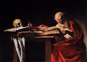 Caravaggio Saint Jerome Writing oil painting reproduction