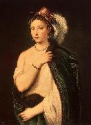 Titian Female Portrait oil painting reproduction