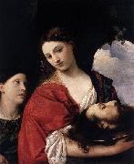 Titian Salome con la testa del Battista oil painting reproduction