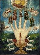 Anonymous The All-Powerful Hand), or The Five Persons oil painting reproduction