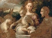 PARMIGIANINO The Mystic Marriage of St Catherine oil painting