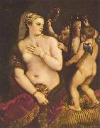 Titian Venus mit Spiegel oil painting reproduction