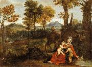 Domenichino The Rest on the Flight into Egypt oil painting