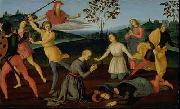 Raphael Jerome Punishing the Heretic Sabinian oil painting reproduction