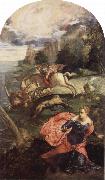 Tintoretto Saint George and the Dragon oil painting reproduction