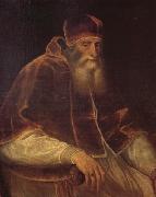 Titian Pope Paul III oil painting