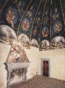 Correggio View of the Camera di San Paolo and of the vault oil painting reproduction