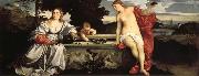 Titian Sacred and Profane Love oil painting