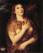 Titian The PenitentMagdalen oil painting