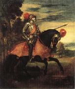 Titian Equestrian Portrait of Charles V oil painting