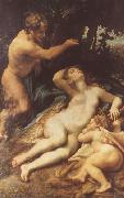 Correggio Zeus and Antiope (mk08) oil painting reproduction