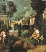 Giorgione La Tempesta (mk08) oil painting reproduction