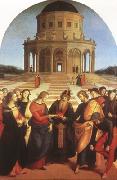 Raphael Marriage of the Virgin (mk08) oil painting reproduction
