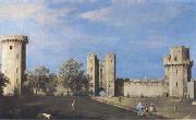 Canaletto The Courtyard of the Castle of Warwick (mk08) oil painting reproduction
