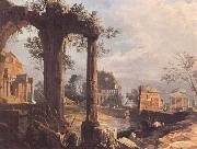 Canaletto A Caprice View with Ruins (mk25) oil painting reproduction