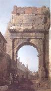 Canaletto The Arch of Titus (mk25) oil painting reproduction