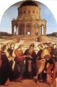 Raphael Marriage of the Virgin oil painting reproduction