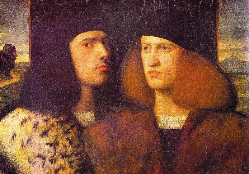 CARIANI Portrait of Two Young Men fd