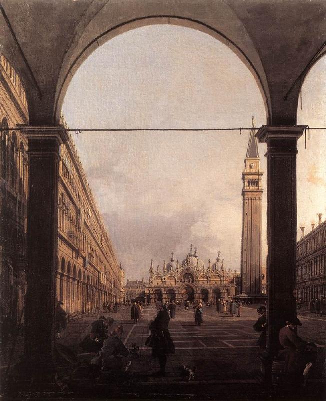 Canaletto Piazza San Marco: Looking East from the North-West Corner f oil painting image