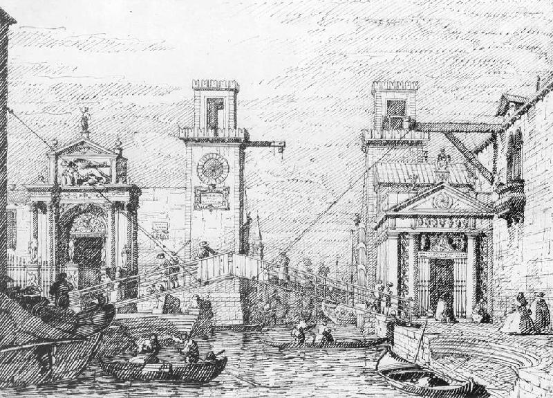 Canaletto The Arsenal: the Water Entrance g oil painting image