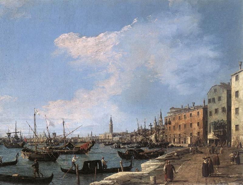 Canaletto The Riva degli Schiavoni f oil painting image
