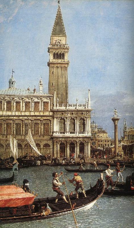 Canaletto Return of the Bucentoro to the Molo on Ascension Day (detail)  fd