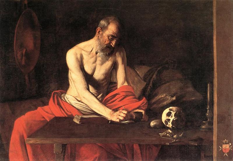 Caravaggio St Jerome dsf oil painting image