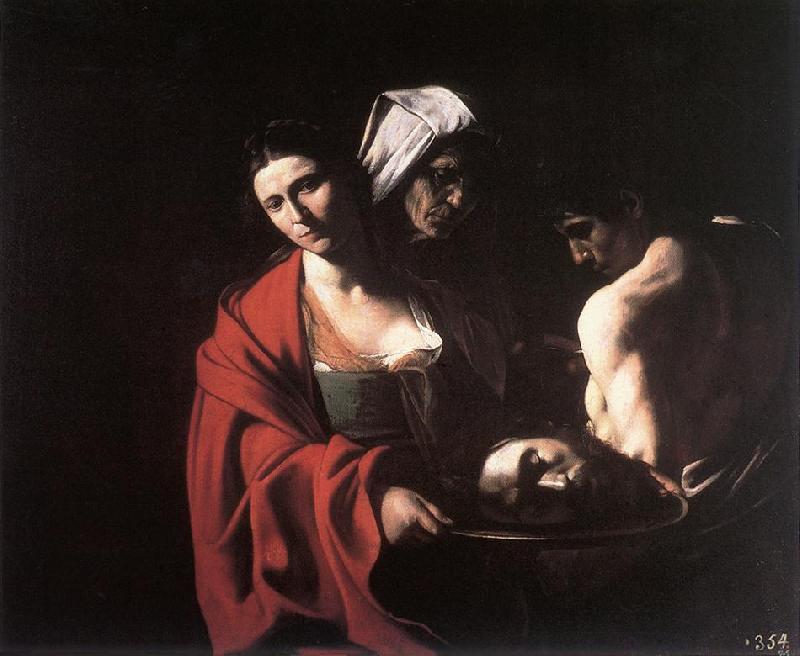 Caravaggio Salome with the Head of the Baptist fg