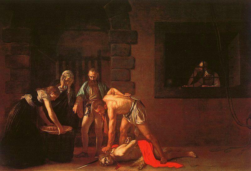 Caravaggio The Beheading of the Baptist oil painting image