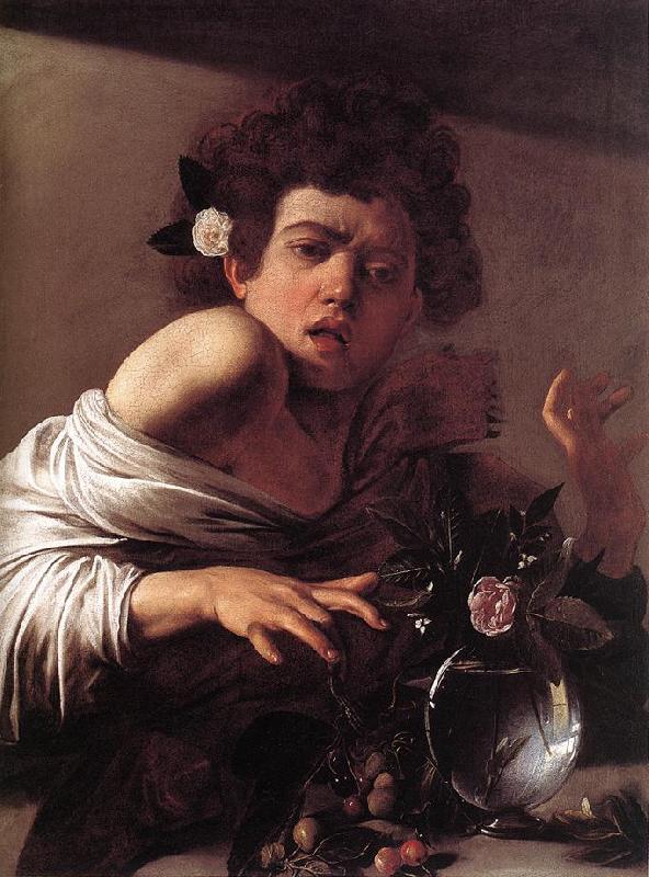 Caravaggio Boy Bitten by a Lizard f
