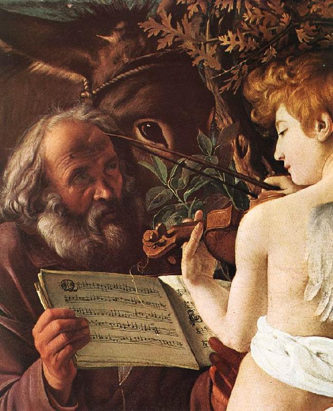 Caravaggio Rest on Flight to Egypt (detail) fgf oil painting image