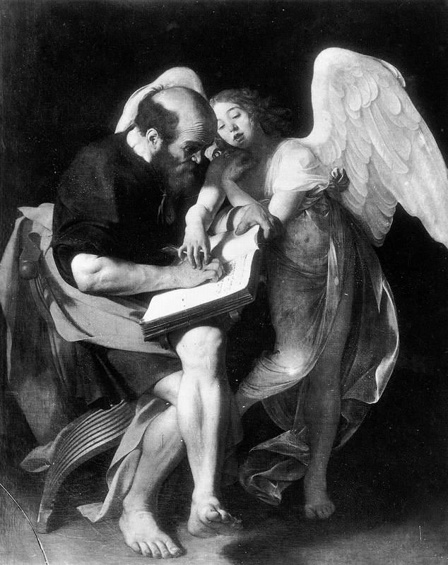 Caravaggio St Matthew and the Angel f oil painting image