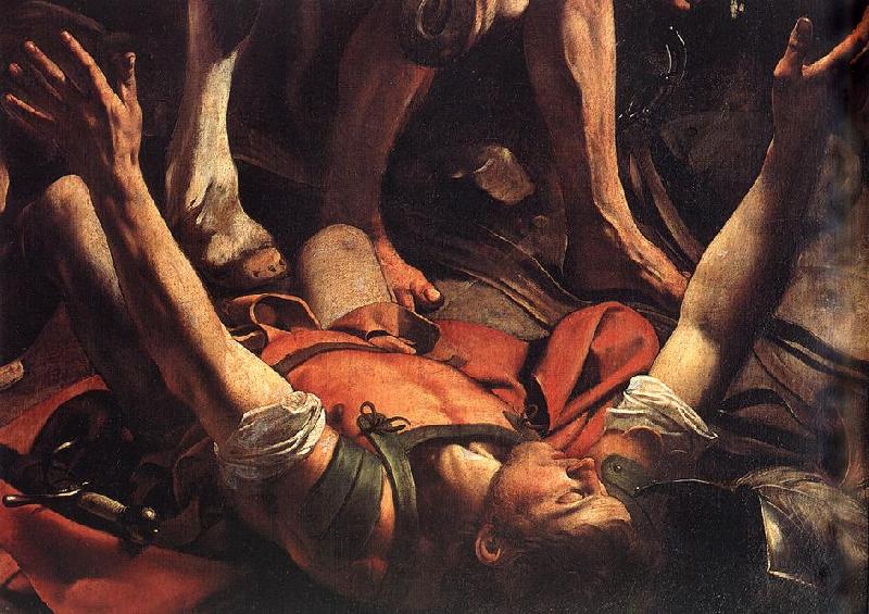 Caravaggio The Conversion on the Way to Damascus (detail)