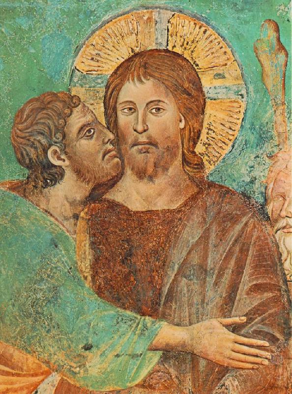Cimabue The Capture of Christ (detail) fdg oil painting image