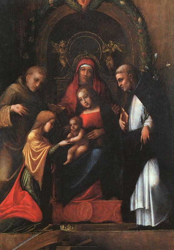 Correggio The Mystic Marriage of St.Catherine oil painting image