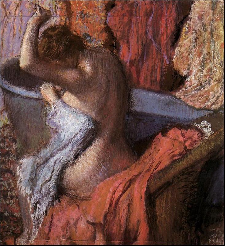 edgar degas paintings. Edgar Degas Seated Bather