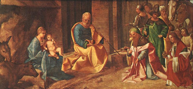 Giorgione Adoration of the Magi oil painting image