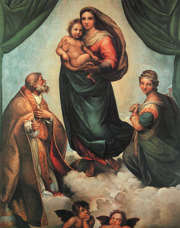 Raphael The Sistine Madonna oil painting image