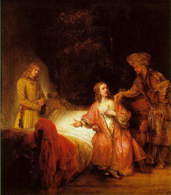 Rembrandt Joseph Accused by Potiphar's Wife oil painting image