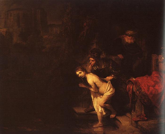 Rembrandt Susanna and the Elders oil painting image