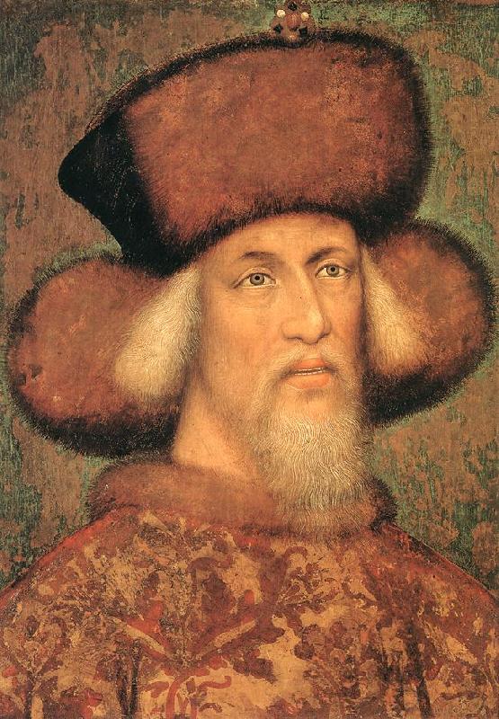 PISANELLO Portrait of Emperor Sigismund of Luxembourg iug oil painting image