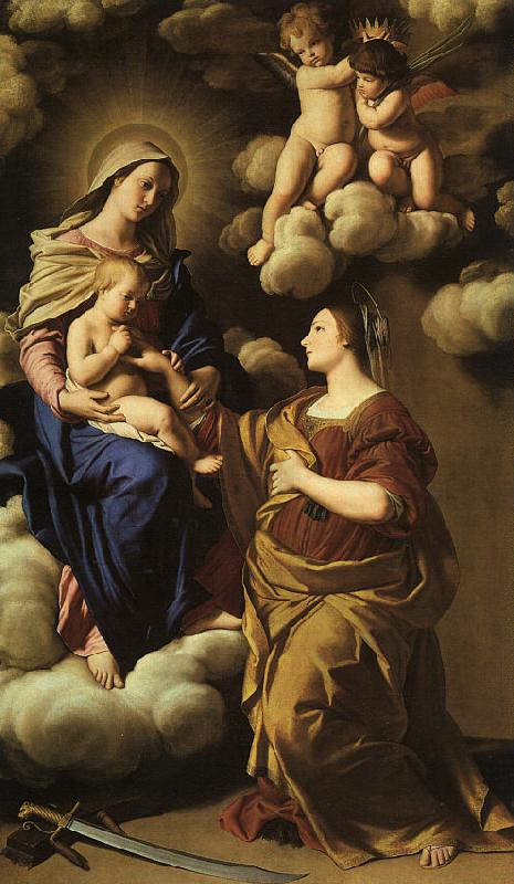 SASSOFERRATO The Mystic Marriage of St. Catherine f oil painting image