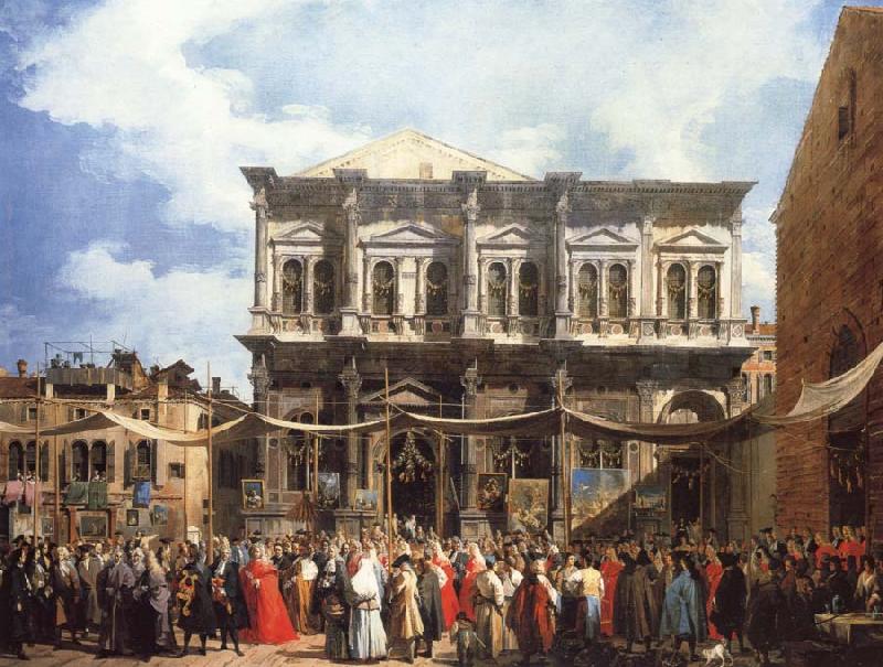 Canaletto Venice The Feast Day of Saitn Roch