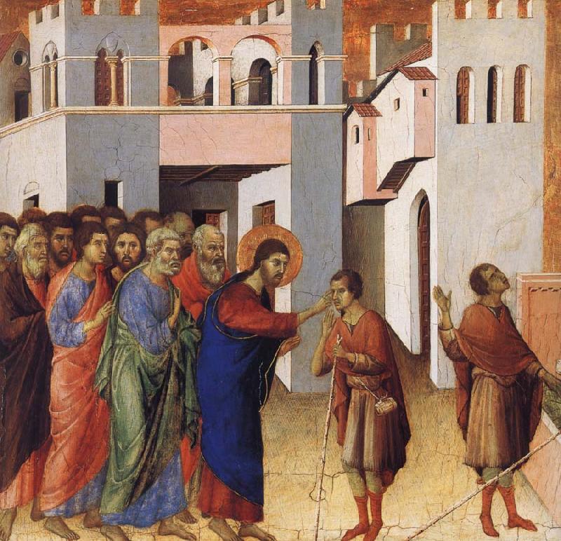 Duccio Jesus Opens the Eyes of a Man Born Blind