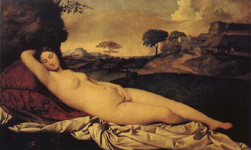 Giorgione Sleeping Venus oil painting image
