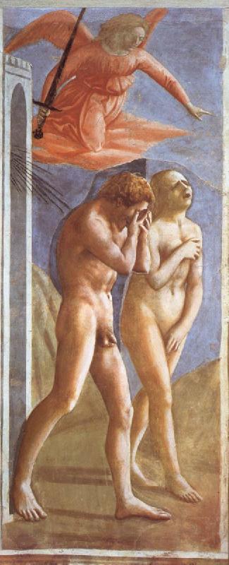 MASACCIO Verdrijving from the paradise oil painting image