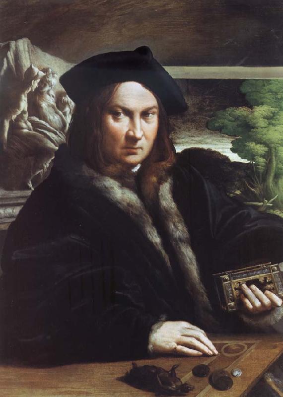 PARMIGIANINO Portrait of A man oil painting image