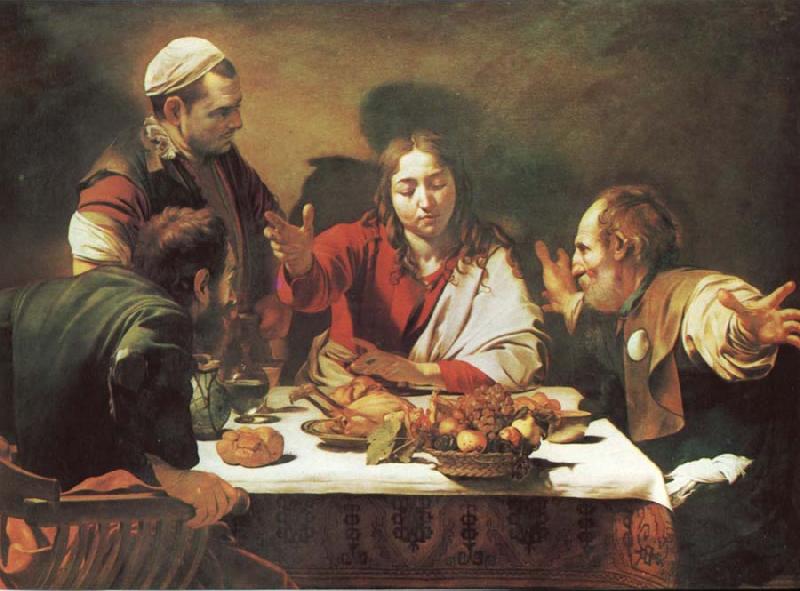 Caravaggio The Supper at Emmaus oil painting image