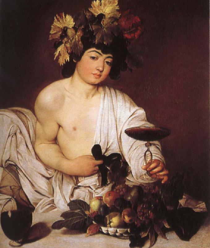 Caravaggio The young Bacchus oil painting image